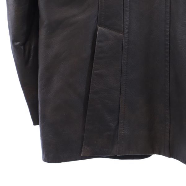 楽天市場】ポールスミス レザー テーラードジャケット M 茶系 Paul