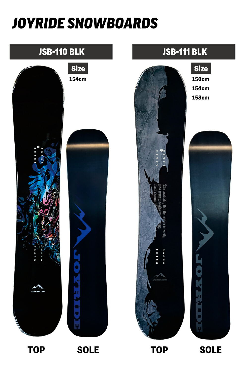 JoyRIDEジョイライトeb's スノーボード 150cm ボードケース付き 楽天