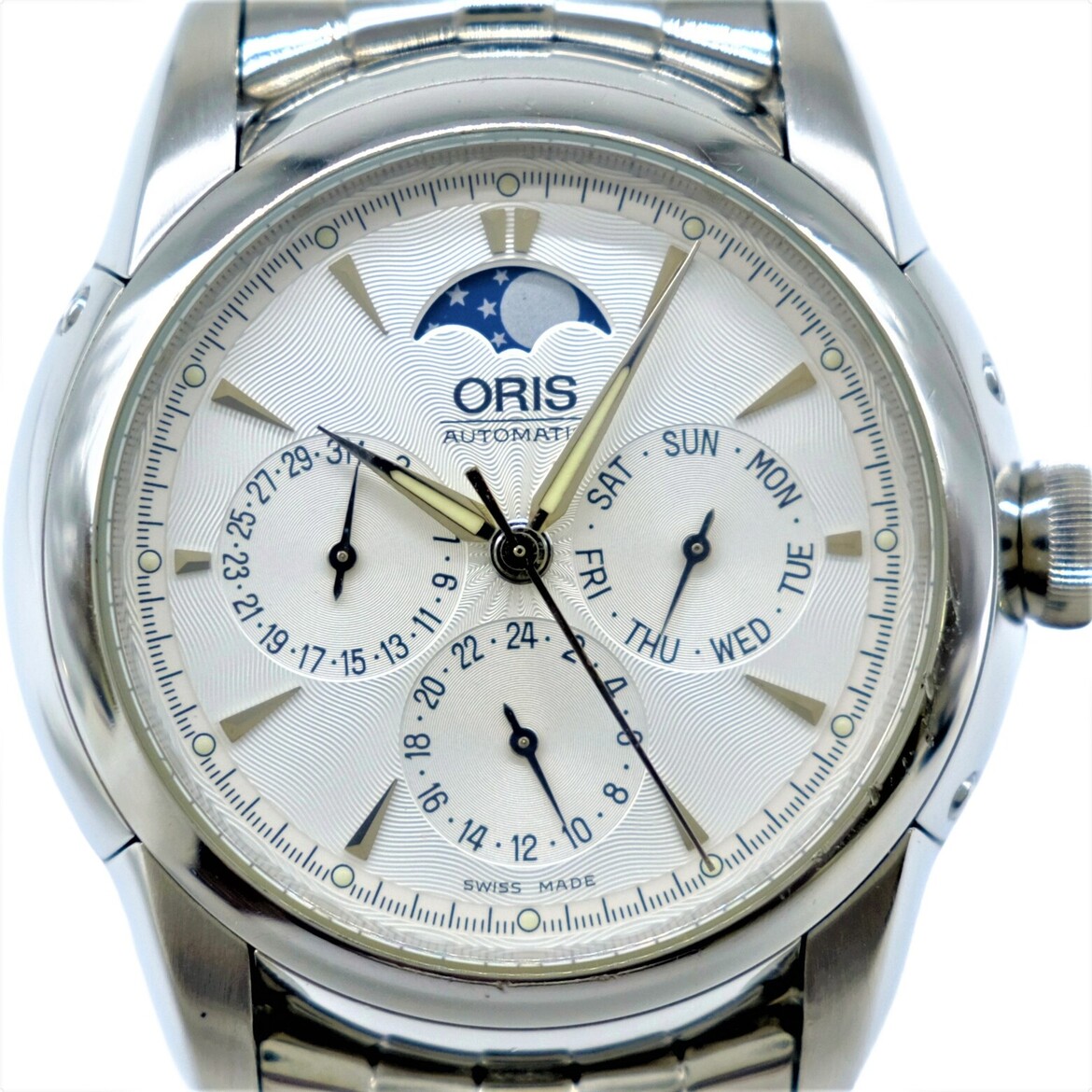 楽天市場】ORIS オリス アートリエ ムーンフェイズ トリプルカレンダー