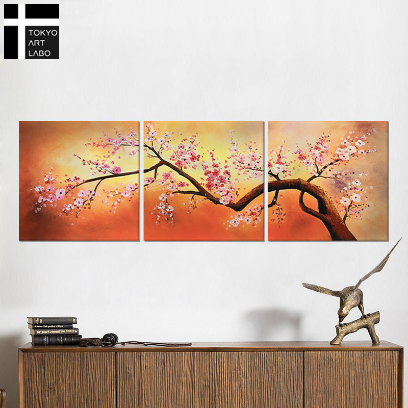 楽天市場】【楽天ランキング1位獲得】絵画 桜 W180cm【初春の山桜