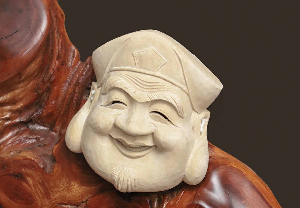 楽天市場】〜木彫り 大黒 お面〜一刀彫 / 素材：楠 : 津山銘木有馬店