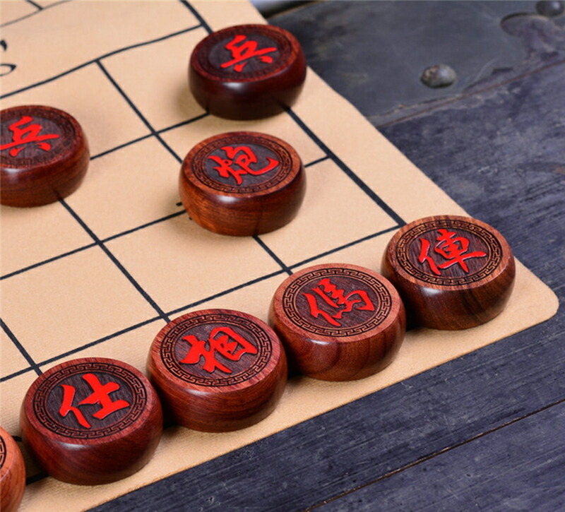 楽天市場】独特の上品 美品 中国象棋 実木製駒 本格的家庭用中国将棋