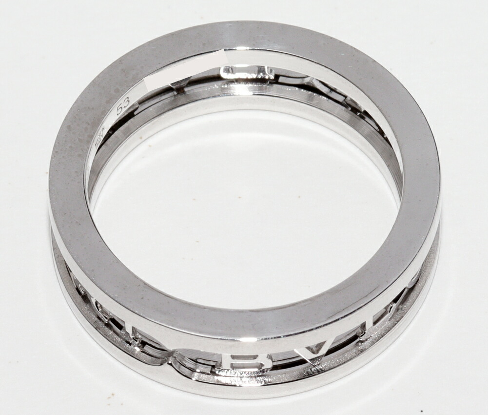 楽天市場】ブルガリ 指輪 K18WG B.zero1 ビーゼロワンリング オープン