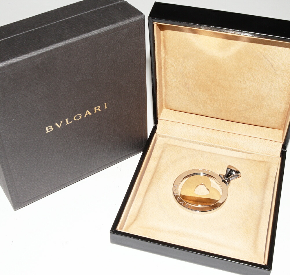 楽天市場】ブルガリ ペンダントトップ チャーム K18YGxSS トンド