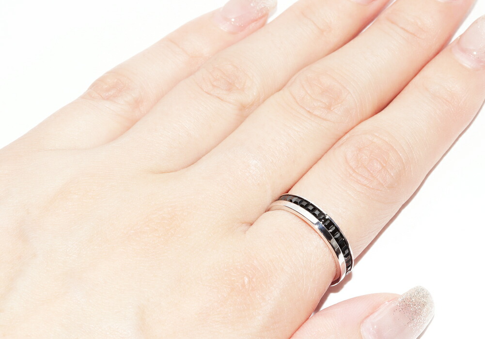 楽天市場】ブシュロン 指輪 K18WG ブラックPVDコーティング キャトル