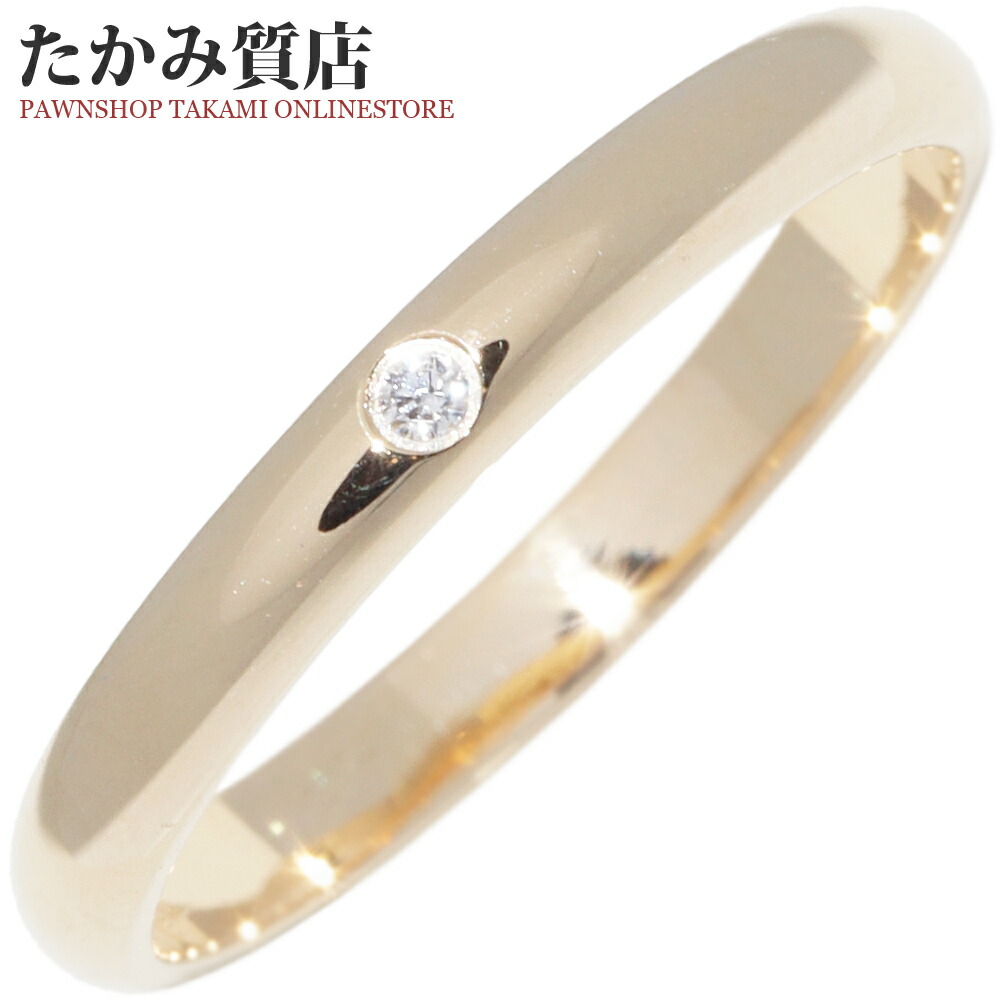 楽天市場】カルティエ 指輪 K18YG ダイヤ1P(0.01ct) クラシック