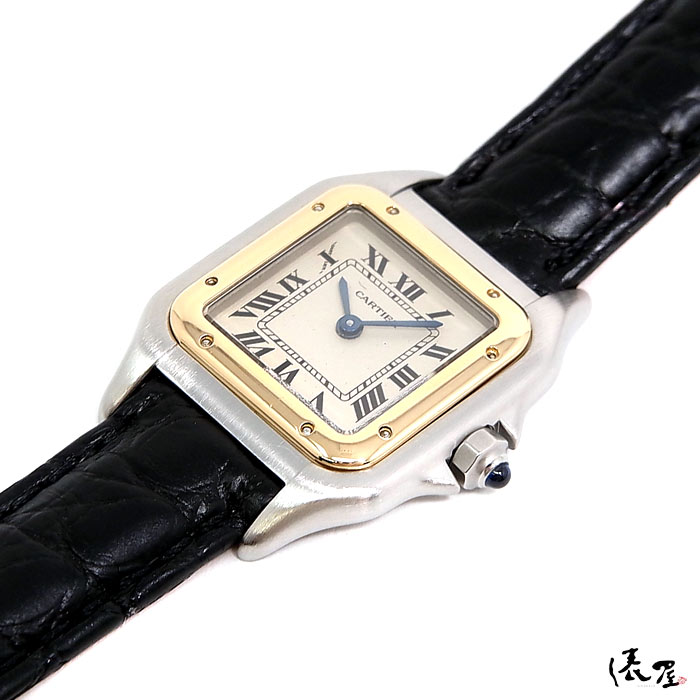 楽天市場】【国際保証書】 カルティエ K18×SS パンテール SM 【極美品