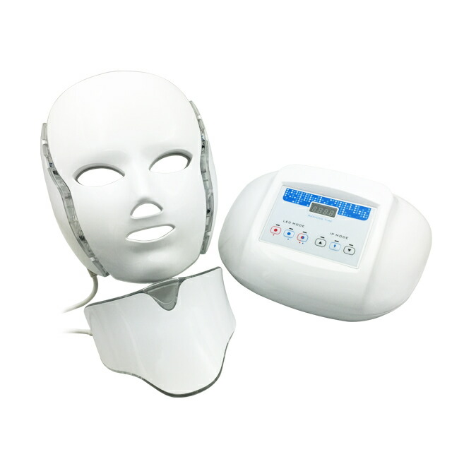 楽天市場】ホームケア美容機器 LEDマスク美顔器 首ユニット付き 弘洋