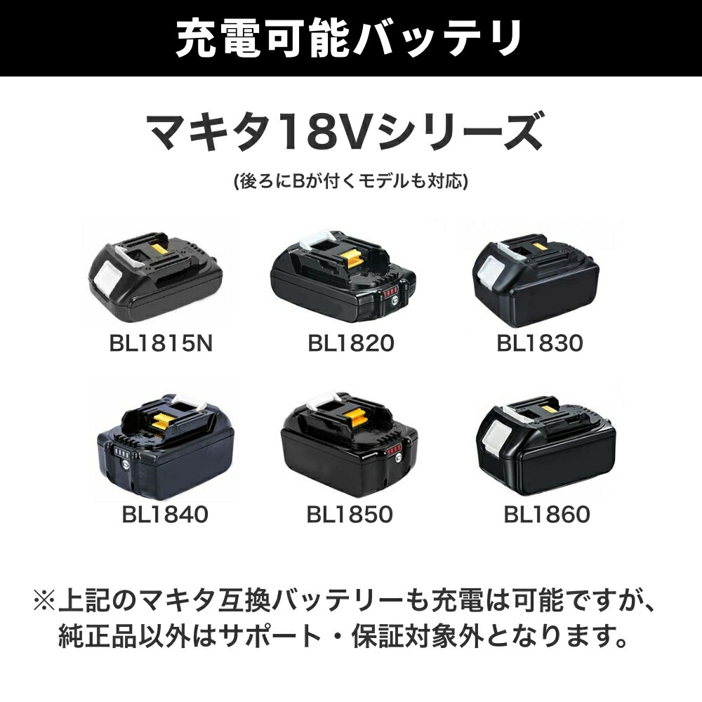 楽天市場】マキタ 18V バッテリー 超小型 充電器 130g タイプCケーブル
