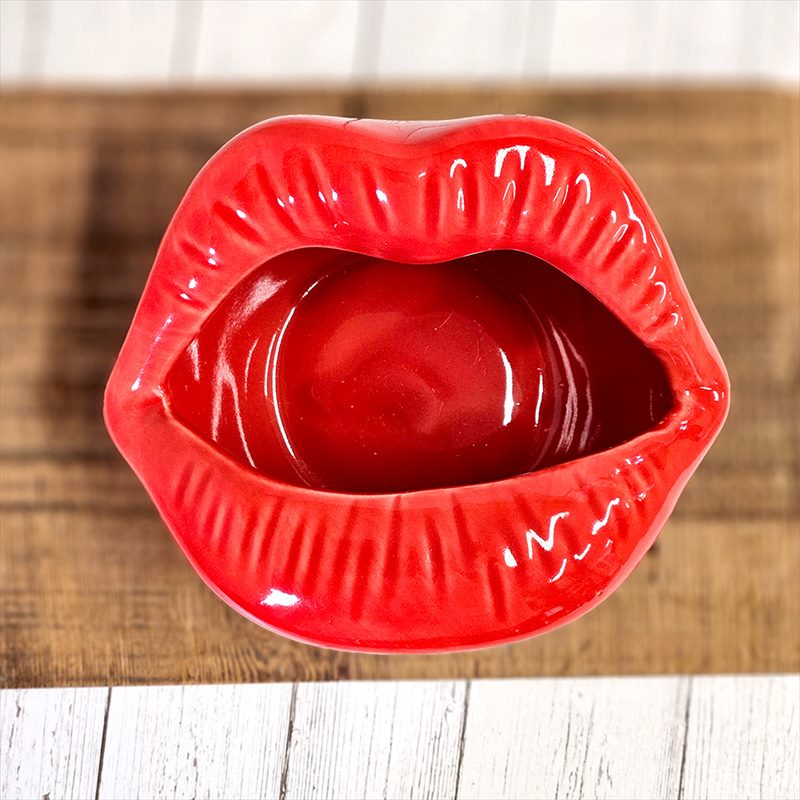 楽天市場】おもしろ灰皿 リップ灰皿 唇 KISS LIP 小物入れ おもしろ