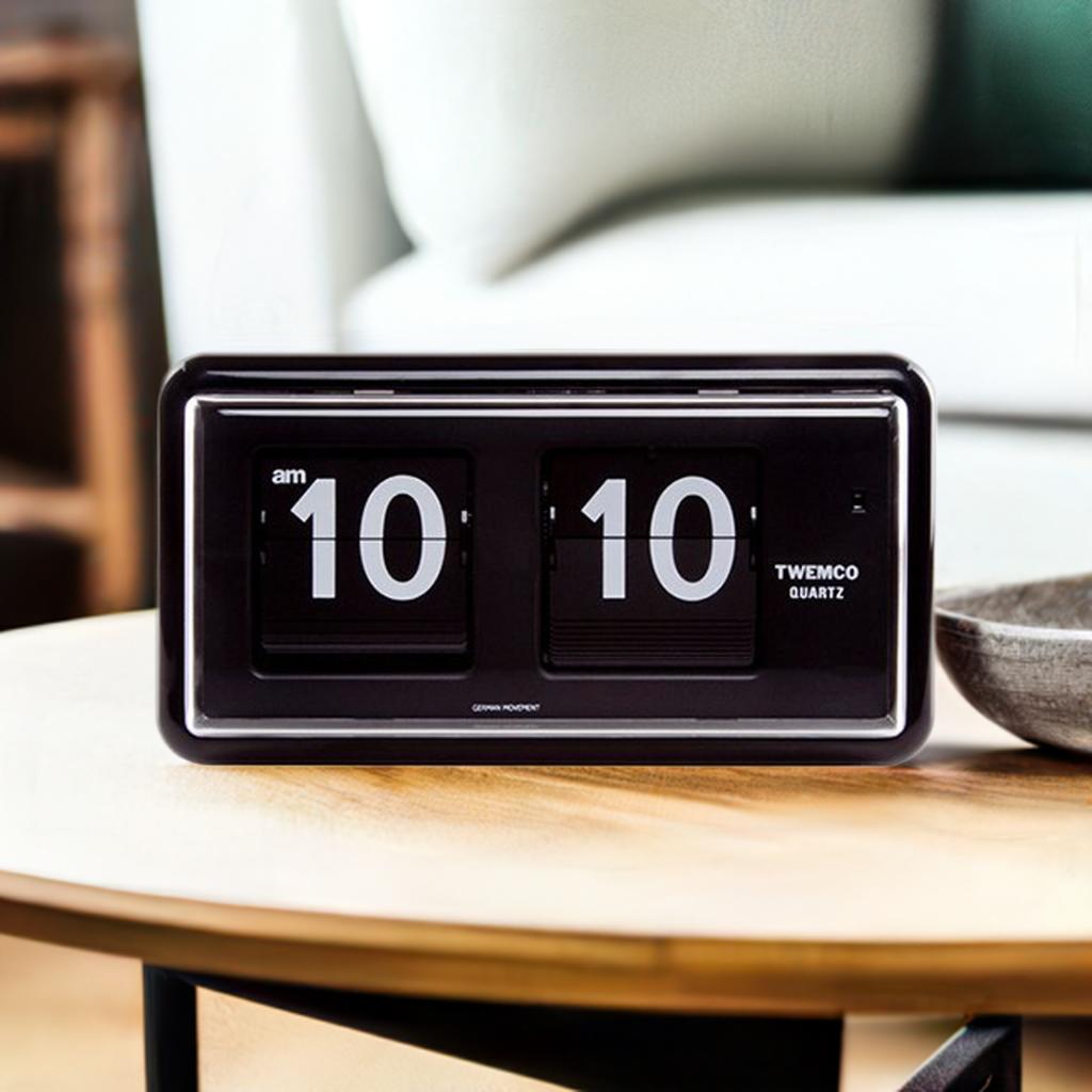 ☆動作品☆TWEMCO トゥエンコ パタパ 夕時計QT-30 オレンジ ☆動作品