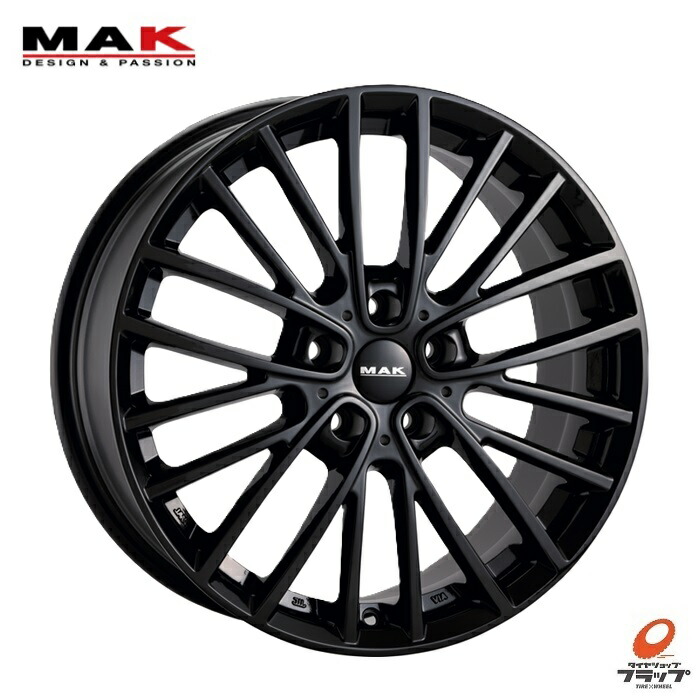 楽天市場】4本セット ホイールのみ MAK CHELSE グロスブラック 17