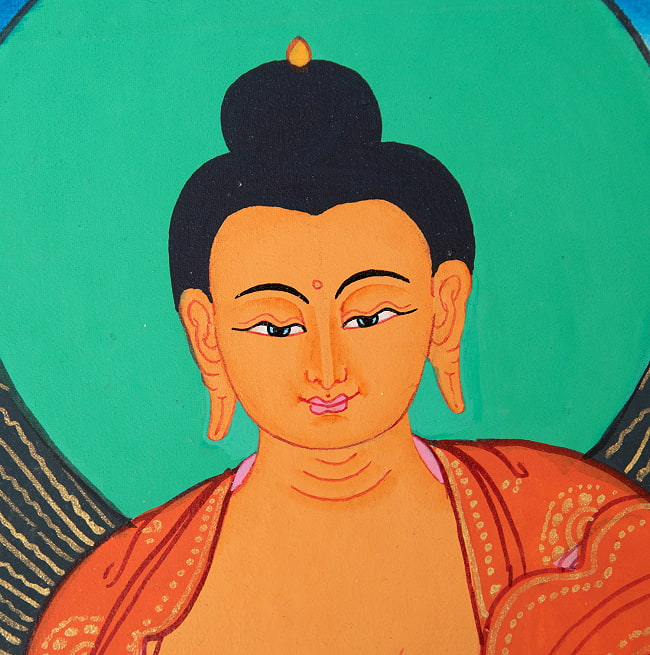 楽天市場】【送料無料】 〔一点物〕タンカ 釈迦如来（ゴータマ ブッダ