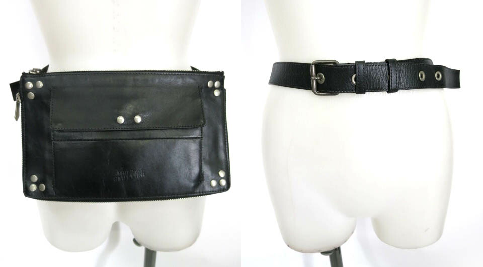 楽天市場】【中古】 Jean Paul GAULTIER / レザーウエストバッグ