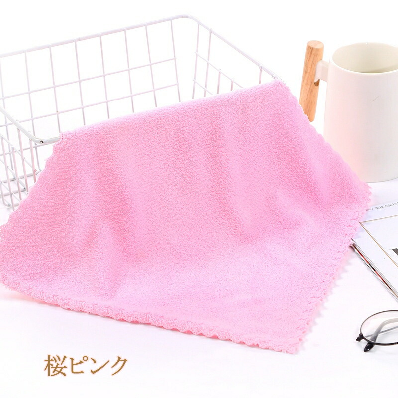 楽天市場】マイクロファイバー ミニタオル 10枚 セット 25×25cm TOLIFE