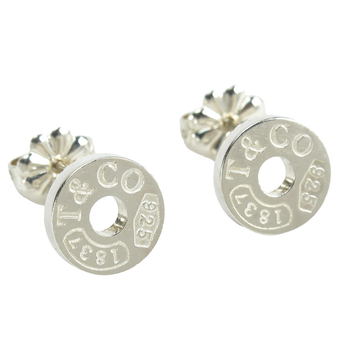 楽天市場】ティファニー TIFFANY & Co. 1837 サークル ピアス シルバー