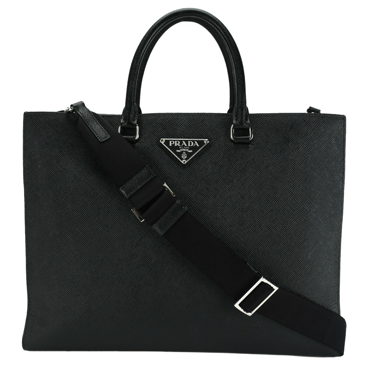 楽天市場】プラダ PRADA サフィアーノレザー トートバッグ 2VG101