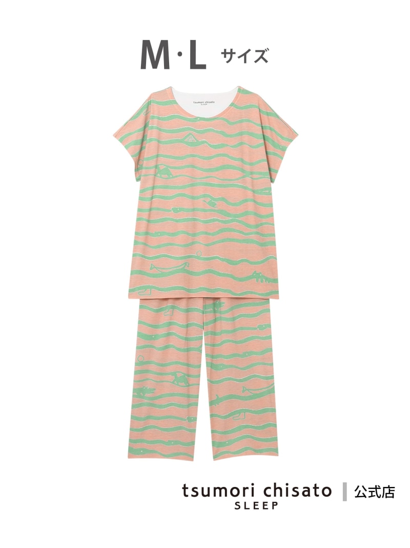 楽天市場】ツモリチサト スリープ パジャマ 3分袖 半袖 8分丈 夏