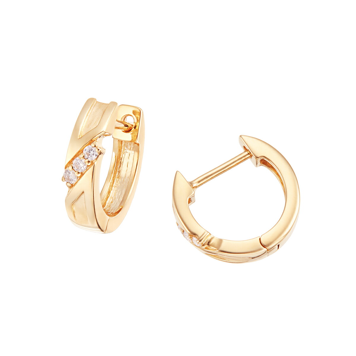 楽天市場】K10イエローゴールドダイヤモンドピアス : ジュエリーツツミ