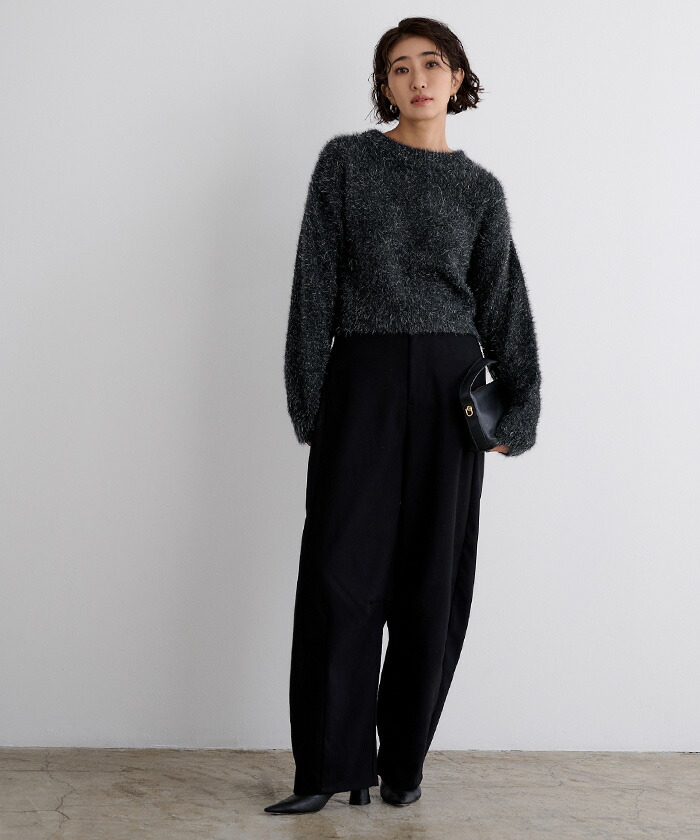 楽天市場】ミックスフェザークロップドトップス トップス レディース