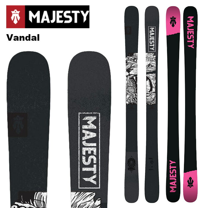 楽天市場】Majesty マジェスティ スキー板 Vandal 板単品 24-25 モデル