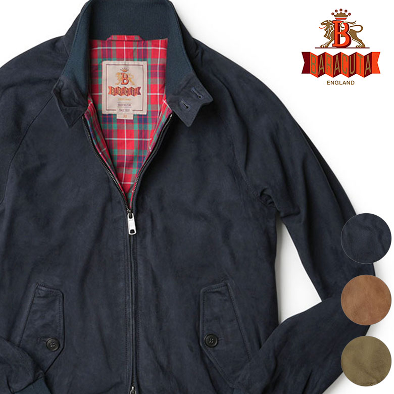 楽天市場】バラクータ G9 ブルゾン スエード ダークネイビー ゴート