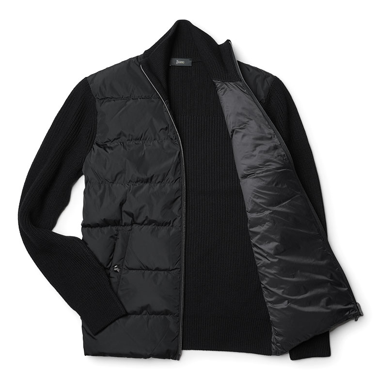 楽天市場】【50%OFF!】ヘルノ メンズ トラックジャケット ニット