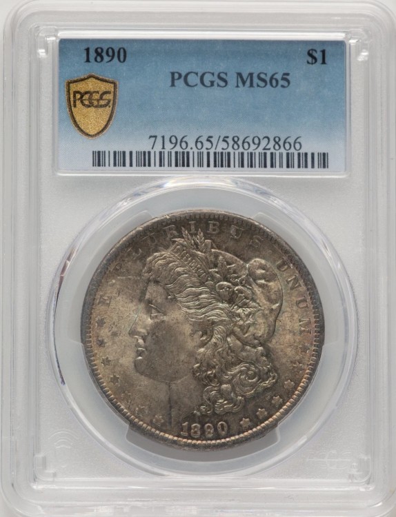 楽天市場】1890年 モルガン・ダラー PCGS MS65 (777985016) : WORLD
