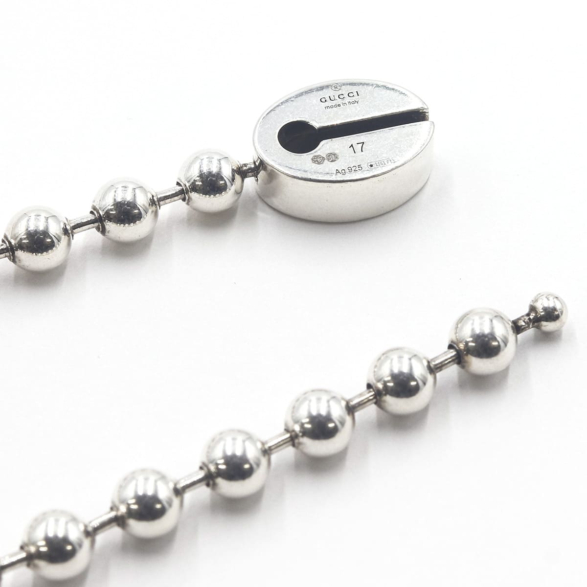 楽天市場】【P3倍】GUCCI グッチ ブレスレット シルバー 925 ボール