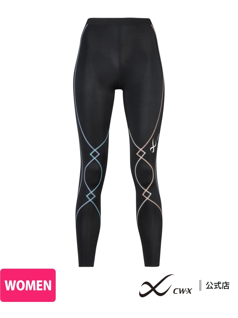 CW-X 女性用 Mサイズ タイツ 黒/グレー 楽天市場】CW-X スポーツタイツ