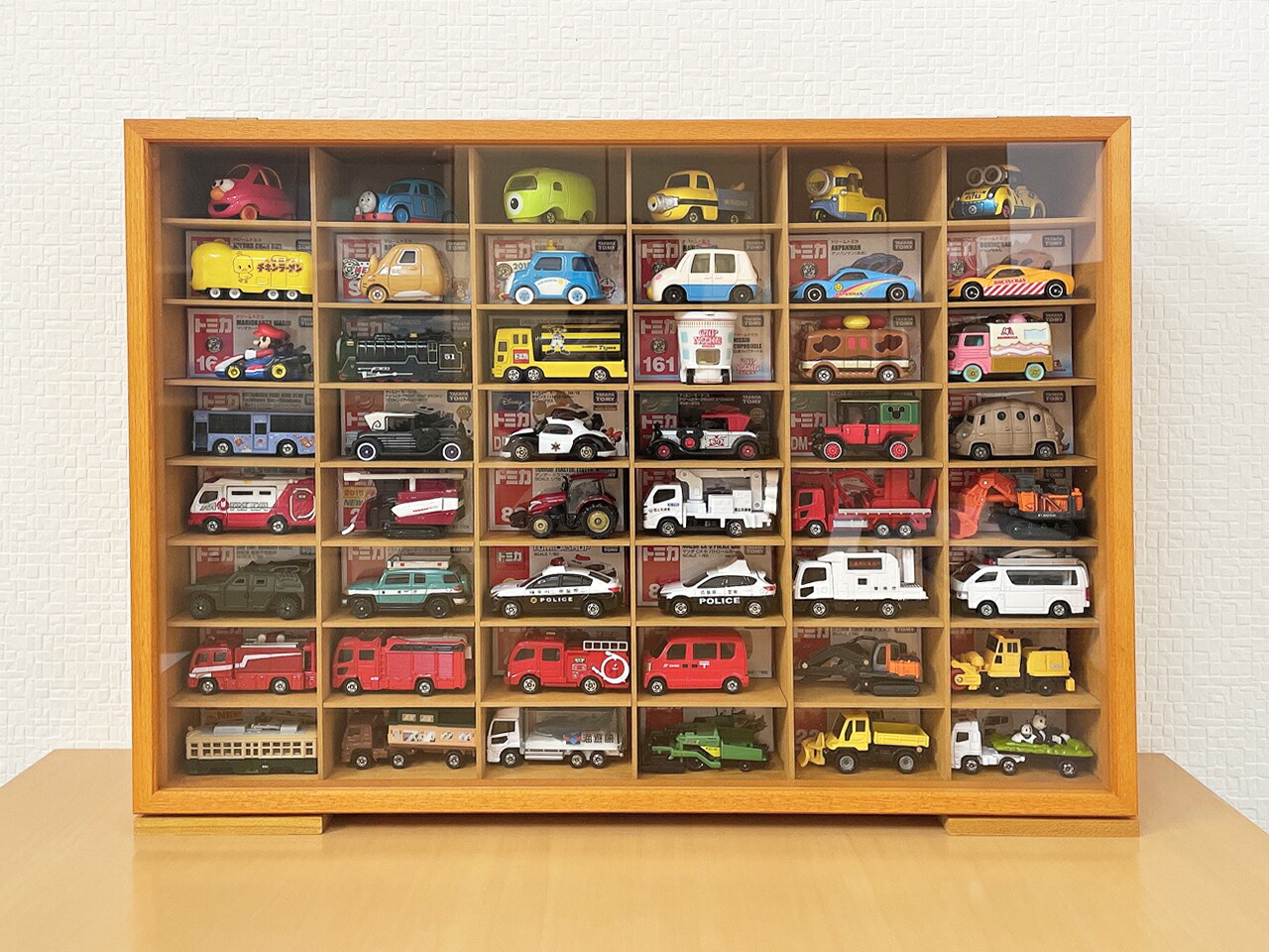 楽天市場】【送料無料】 メープル枠 木枠 メープル棚 アクリル扉