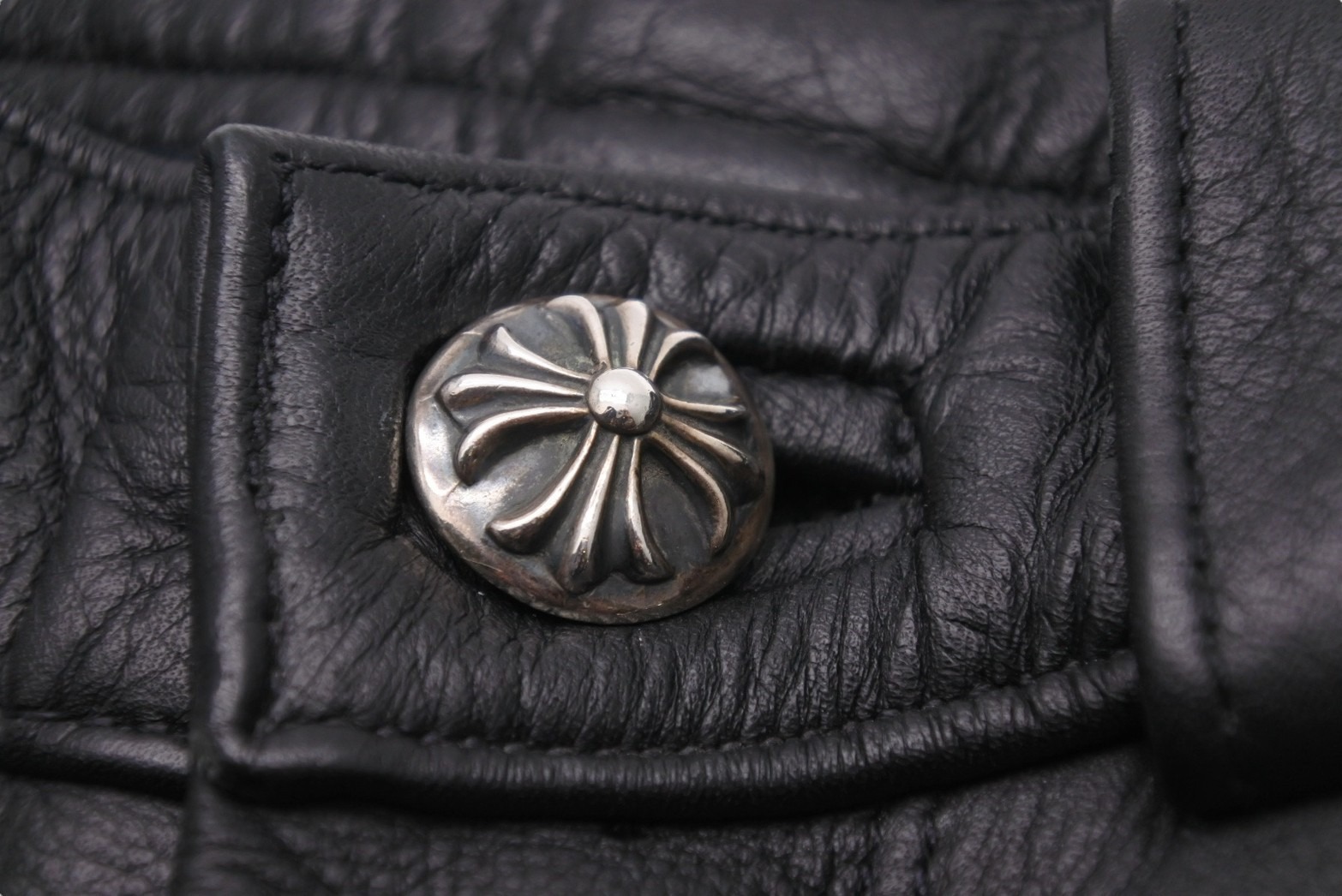 楽天市場】CHROME HEARTS クロムハーツ レザーパンツ クロスボール