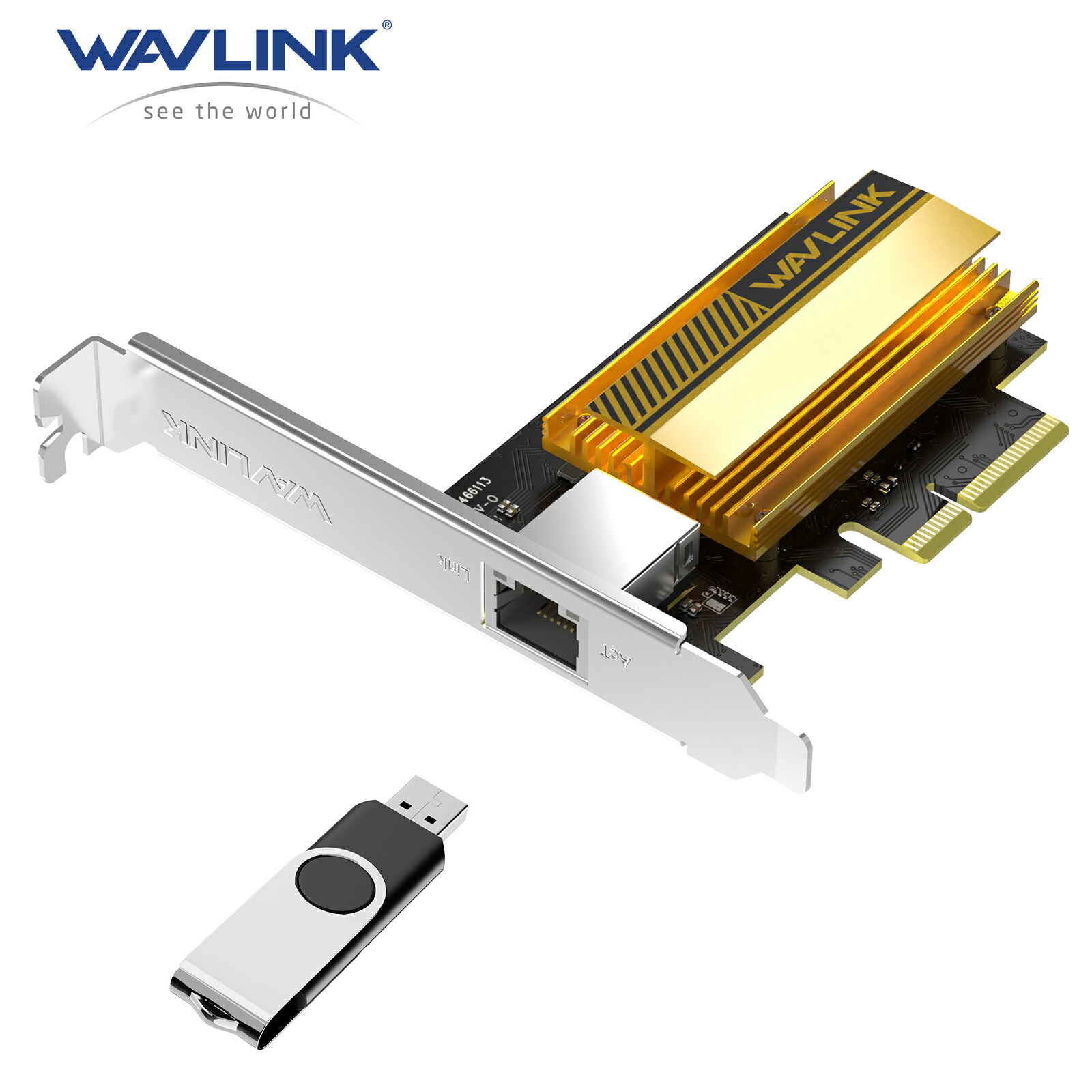 楽天市場】【10Gbps超高速LANカード】WAVLINK PCIe 10G NIC AQC113C