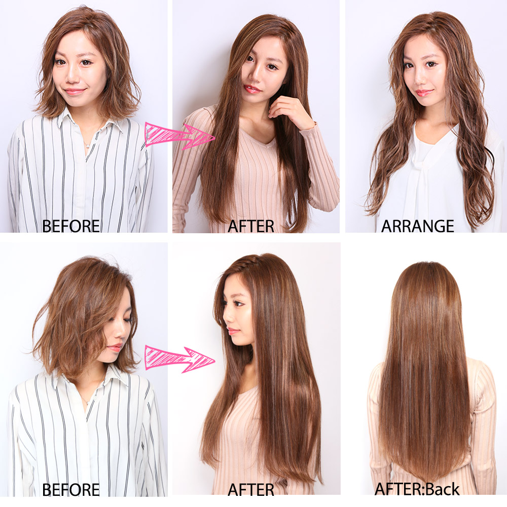 楽天市場】【売切＊SALE】シールエクステ 52cm10本分(20P) ダーク