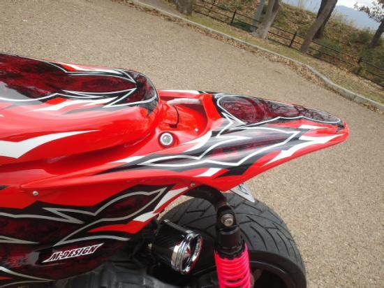 楽天市場】M-DESIGN エムデザイン FRPリアウィング ライブDIO-ZX HONDA