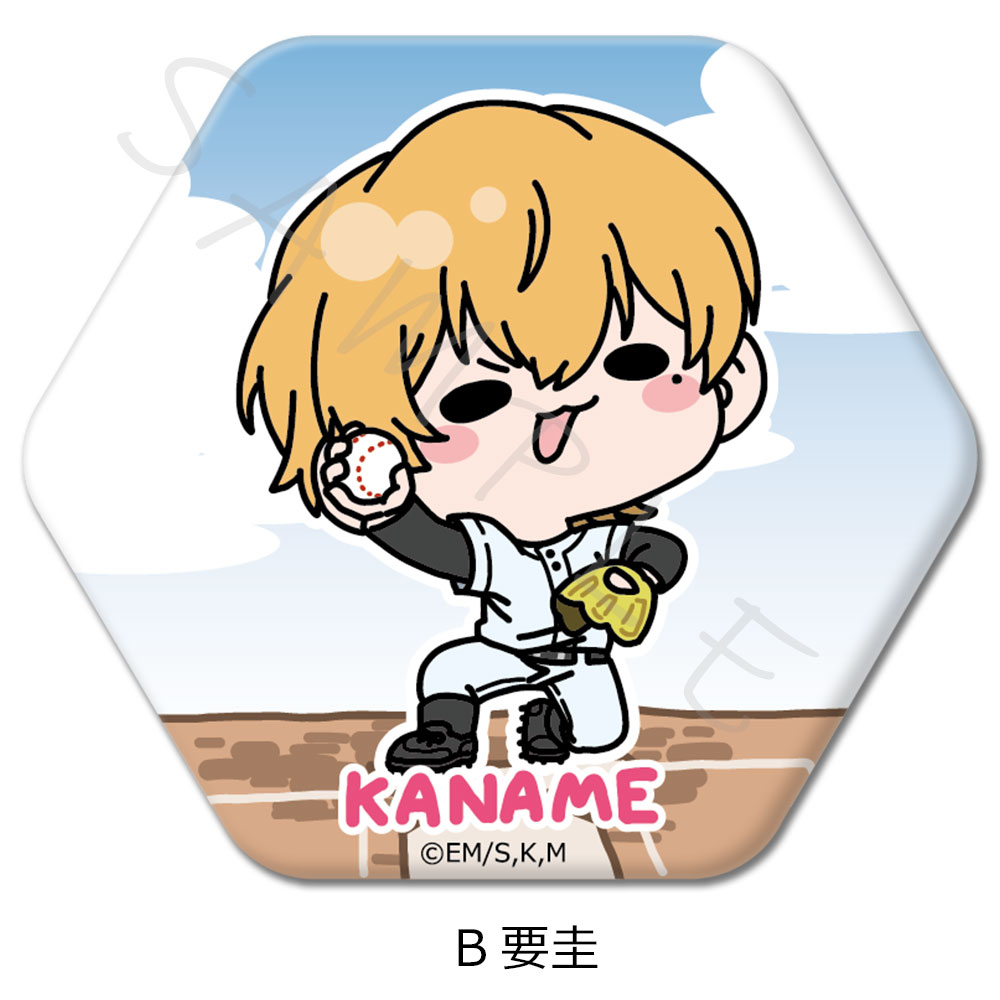 楽天市場】TVアニメ『忘却バッテリー』 六角形缶バッジ A(清峰葉流火