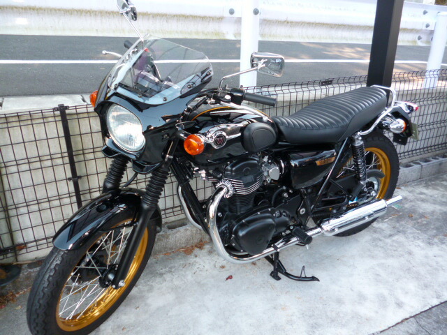 楽天市場】W800 汎用ビキニカウル タイプAEROスクリーン [純正色塗装