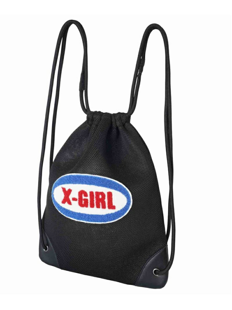 楽天市場】OVAL LOGO MESH KNAPSACK バッグ X-girl X-girl エックス