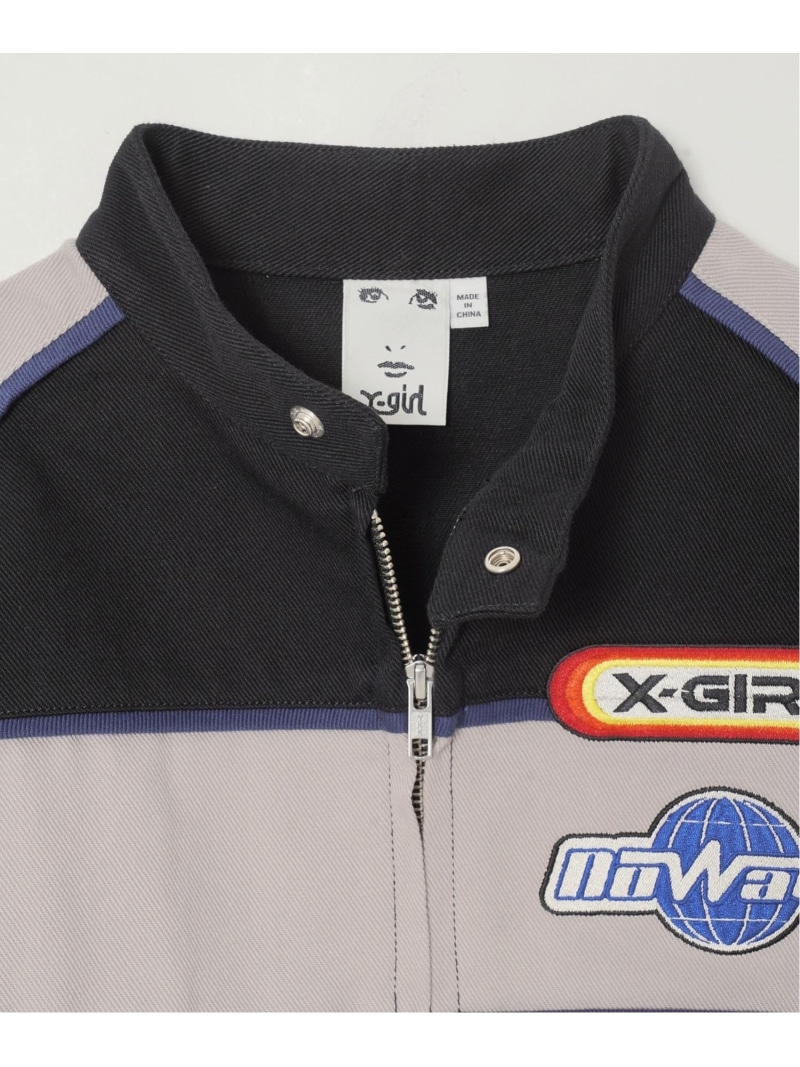 楽天市場】RACING JACKET ジャケット X-girl X-girl エックスガール