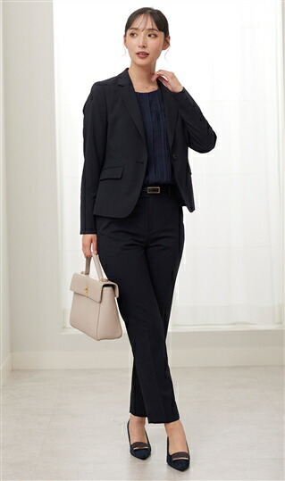 楽天市場】【洋服の青山】裾上げ済み テーパードパンツ レディース