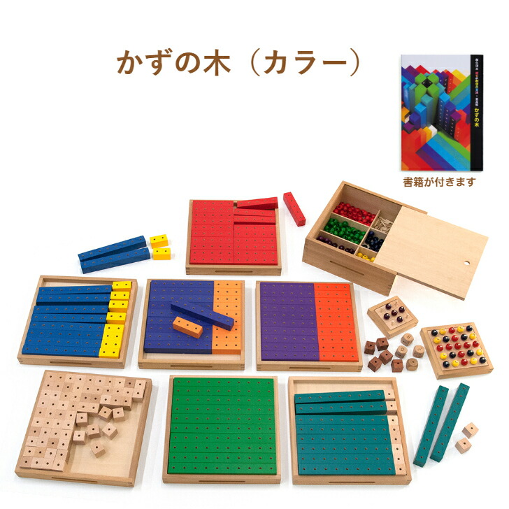 楽天市場】かずの木 カラー 童具館 積み木 : 木のおもちゃ専門店ゆうぼ