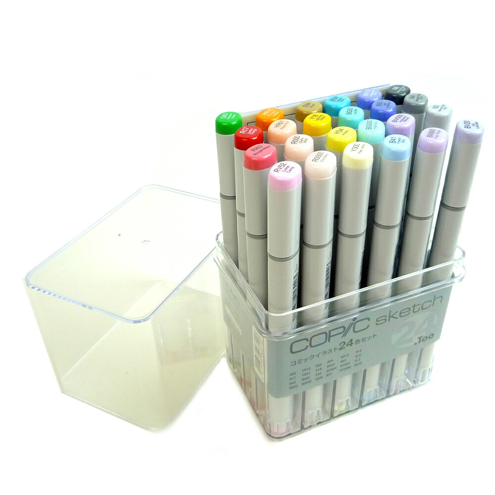 楽天市場】コピック コピックスケッチ コミックイラスト 24色セット