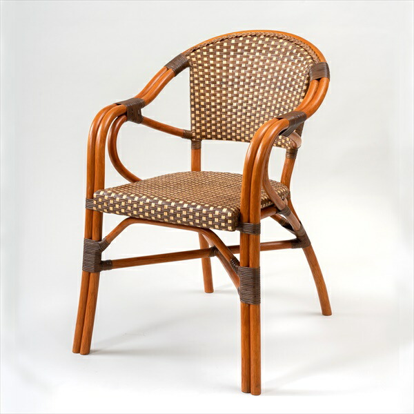 楽天市場】ラタンダイニングアームチェア イス チェア ダイニング