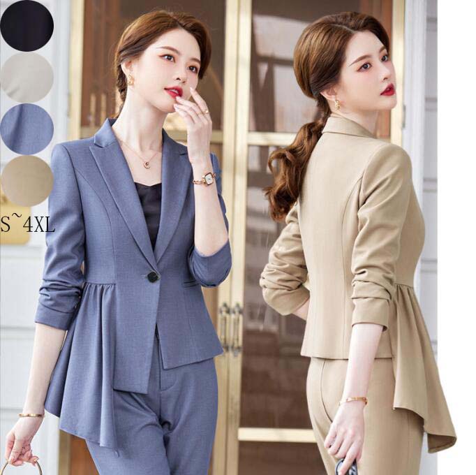 楽天市場】【送料無料】スーツセット パンツスーツ ビジネススーツ 高