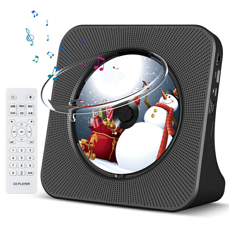 楽天市場】CDプレーヤー コンパクト ポータブル 壁掛け bluetooth 卓上