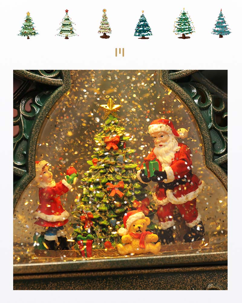 楽天市場】【最大P10】スノードーム クリスマス LEDライト オルゴール