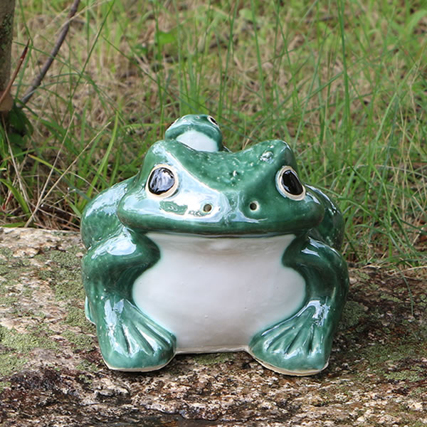 楽天市場】【38時間限定20%OFFクーポン配布中】信楽焼 7号青蛙 縁起物