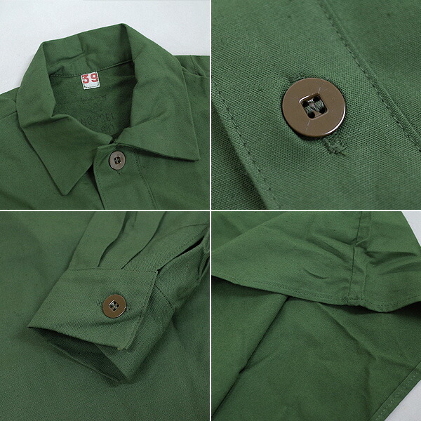 楽天市場】スウェーデン軍 M-55 プルオーバーシャツ スクエアボトム