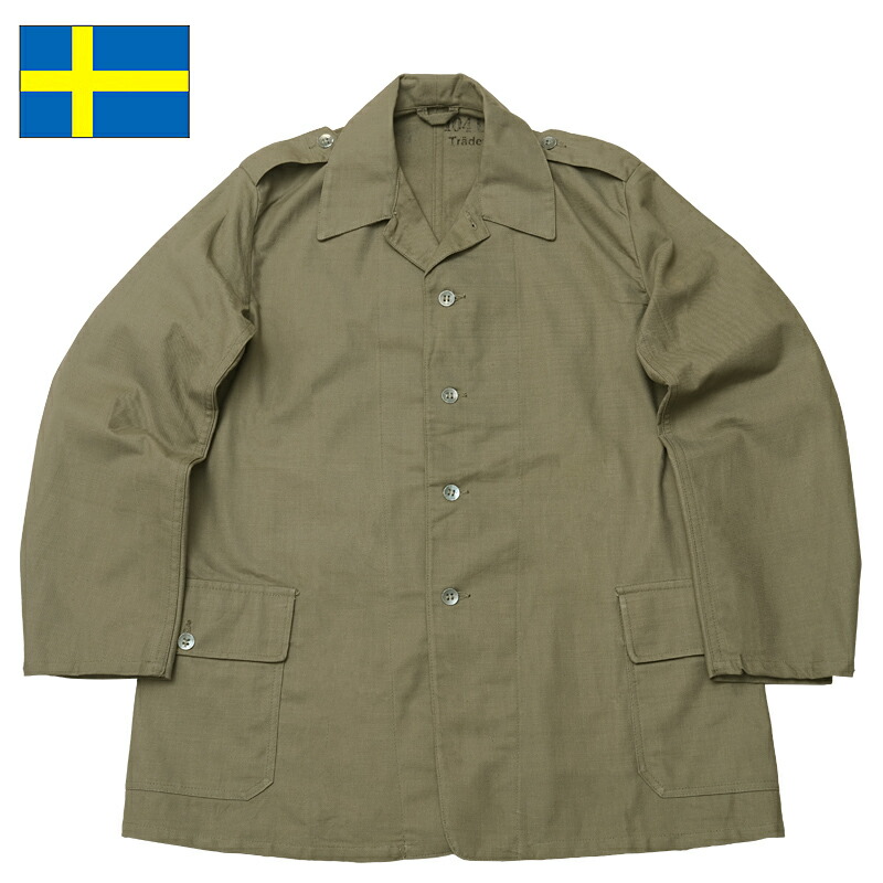 楽天市場】スウェーデン軍 M-39 ワークジャケット コットン グレー