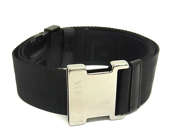楽天市場】□新品同様□ VERSACE ヴェルサーチ グレカ ナイロン ベルト